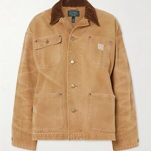 RL Tan Corduroy Collar Barn Jacket